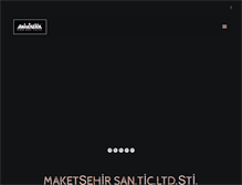 Tablet Screenshot of maketsehir.com.tr